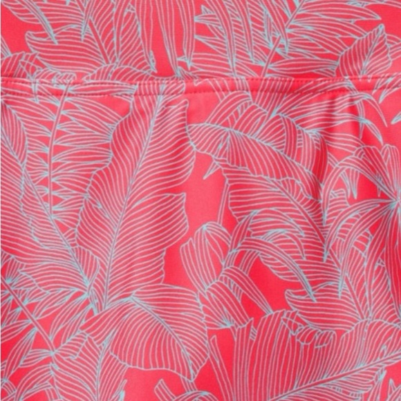 PRANA | Belltello Swim Skirt in color Papaya Fronds w/Full seat Brief Sz. Medium - Picture 3 of 6